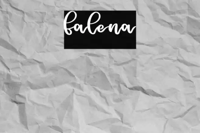 falena Font examples