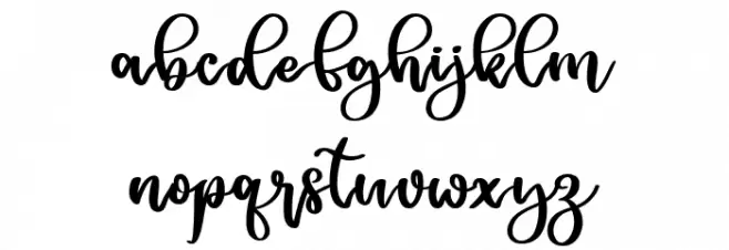 falena Caratteri MINUSCOLO