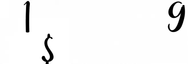 falling free for personal use Font OTHER CHARS