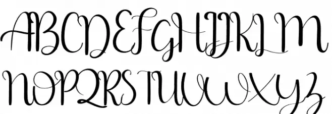 falling free for personal use Schriftart Groß