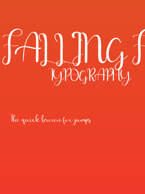 falling free for personal use Poster
