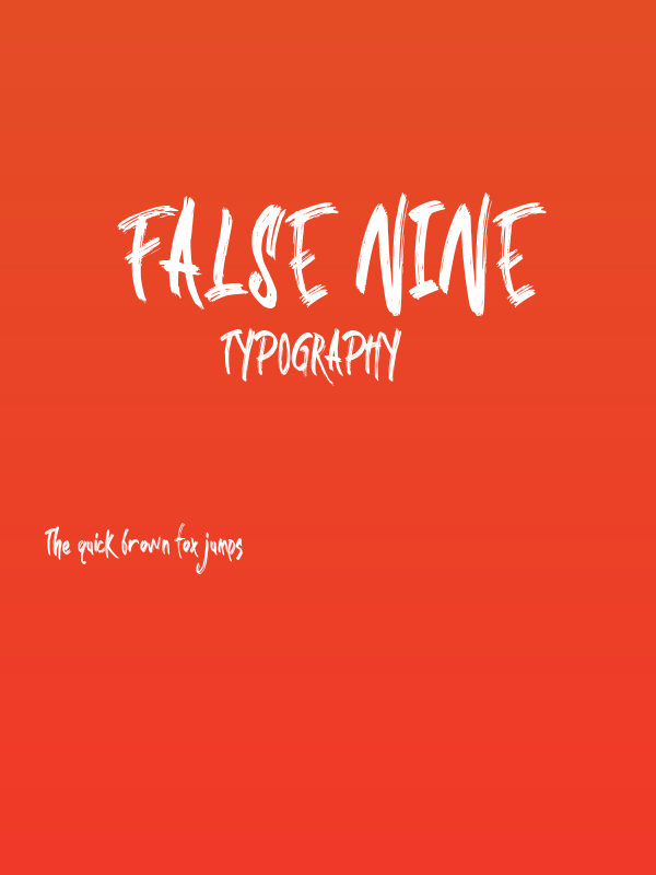 false nine Poster