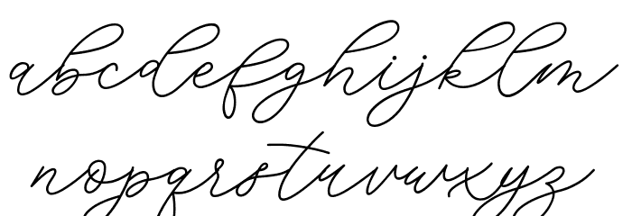 famous Font LOWERCASE