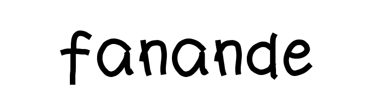 fanande  font caratteri gratis