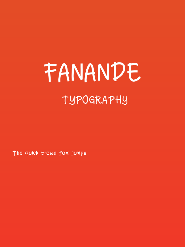 fanande Poster