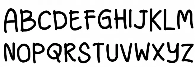 fanandiaade Font UPPERCASE