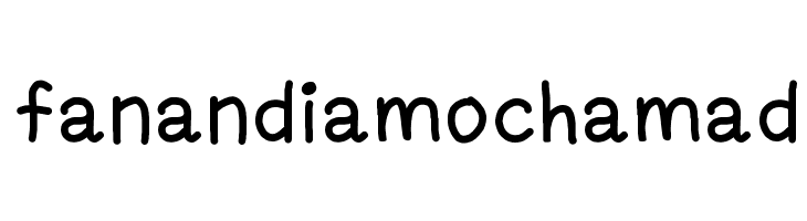 fanandiamochamad  Frei Schriftart Herunterladen