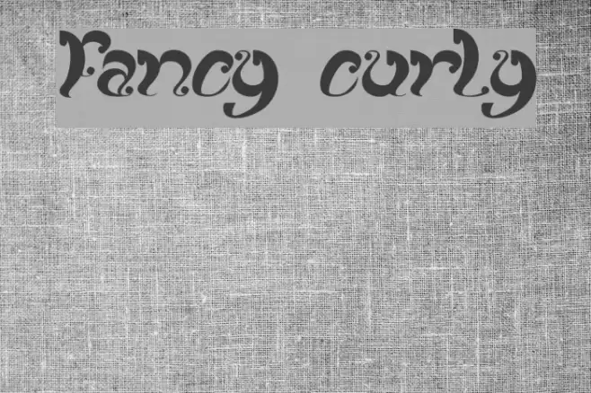 fancy curly  examples