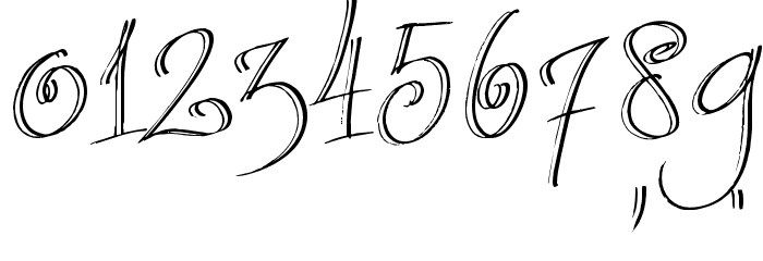 fancyPens Font OTHER CHARS