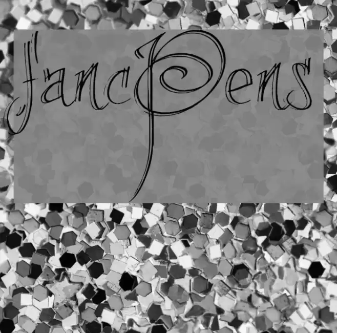 fancyPens Font examples