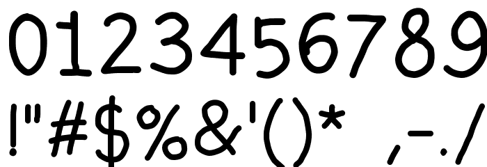 fandaeg Font OTHER CHARS