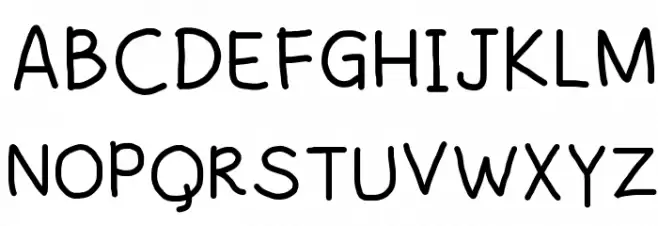 fandaeg Font Litere mari