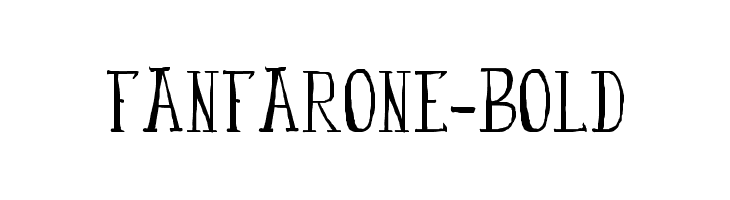 fanfarone-bold Font