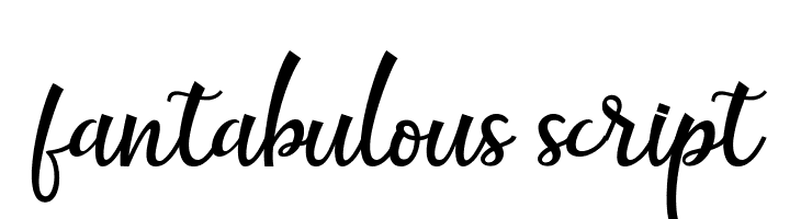 fantabulous script  baixar fontes gratis