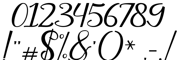 fantabulous script Font OTHER CHARS
