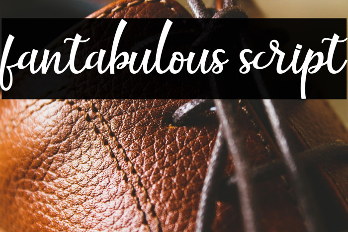 fantabulous script Example 1