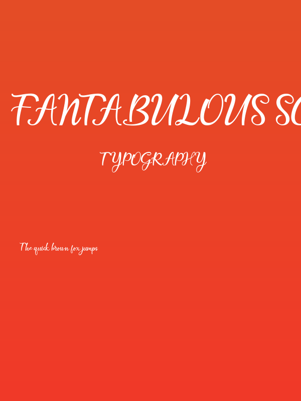 fantabulous script Poster