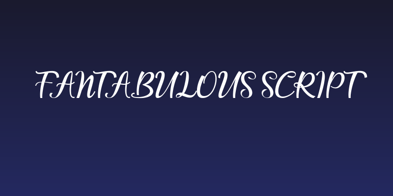fantabulous script Social Header