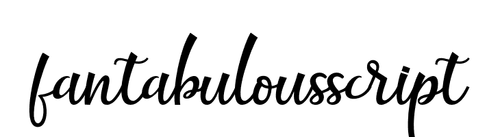 fantabulousscript  Frei Schriftart Herunterladen