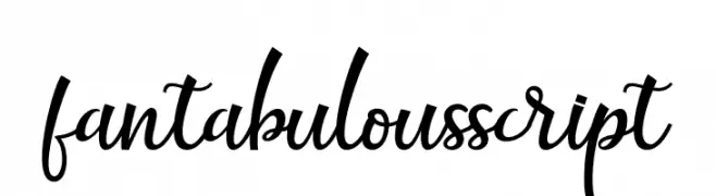 fantabulousscript  Frei Schriftart Herunterladen