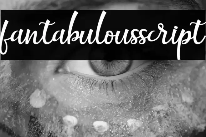 fantabulousscript Font examples