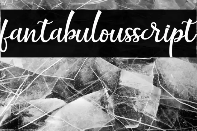 fantabulousscript Font examples