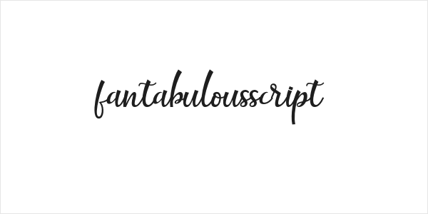 fantabulousscript Logo