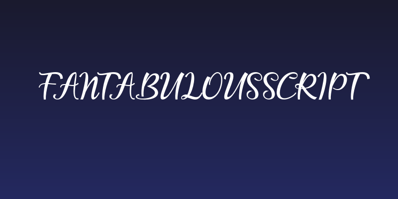 fantabulousscript Social Header