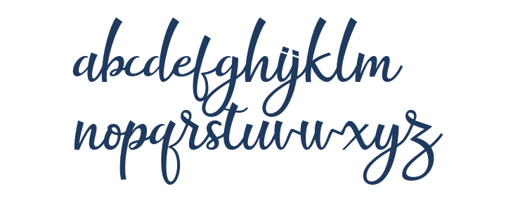 fantabulousscript Lowercase