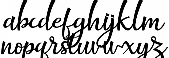 fantabulousscript Caratteri MINUSCOLO