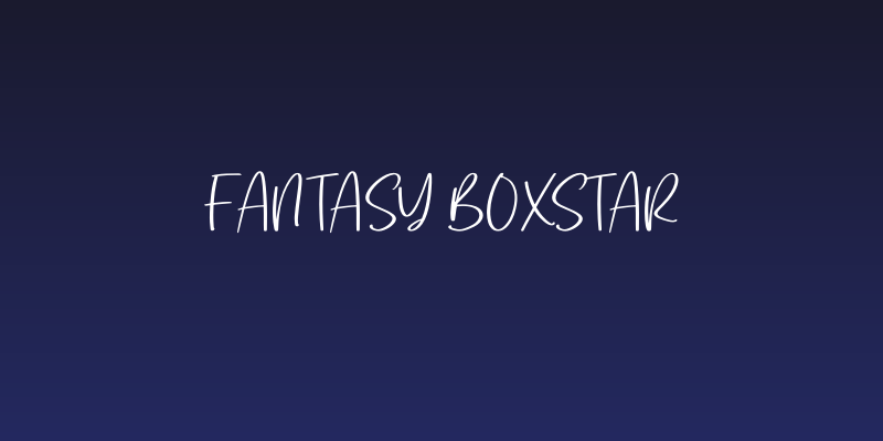 fantasy boxstar Social Header