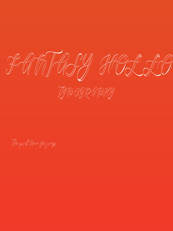 fantasy hollow Poster