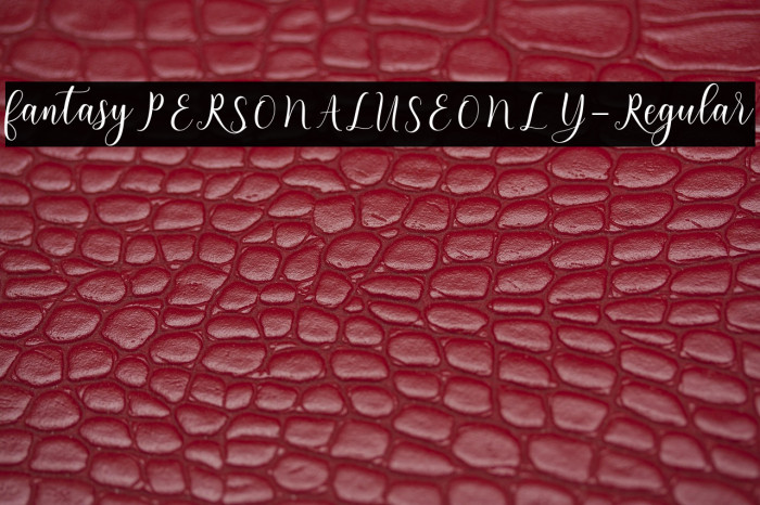 fantasyPERSONALUSEONLY-Regular Example 2