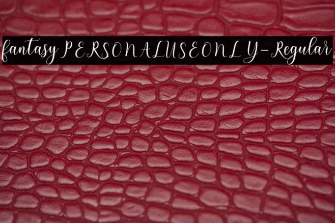 fantasyPERSONALUSEONLY-Regular Example 2
