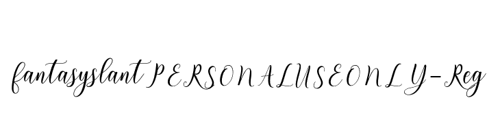 fantasyslantPERSONALUSEONLY-Reg  नि: शुल्क फ़ॉन्ट्स डाउनलोड