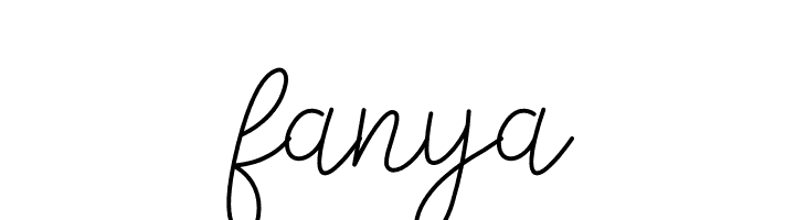 fanya  免费字体下载