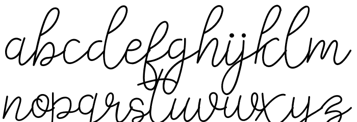 fanya Font LOWERCASE