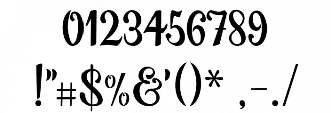 farmfresh Font OTHER CHARS