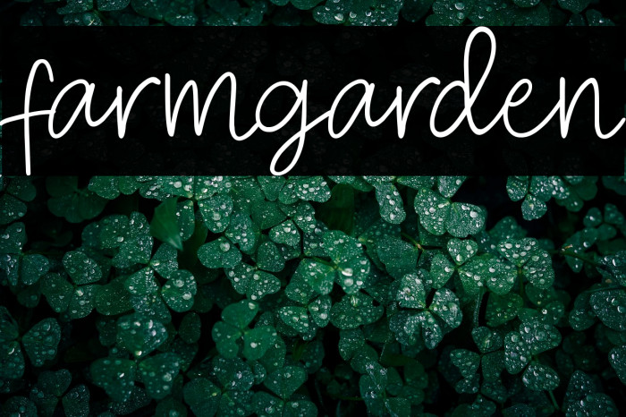 farmgarden Example 1