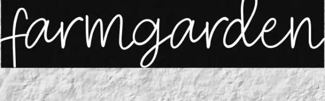 farmgarden Font examples