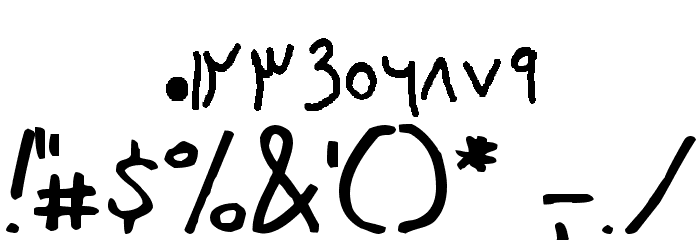 farsi family Font OTHER CHARS