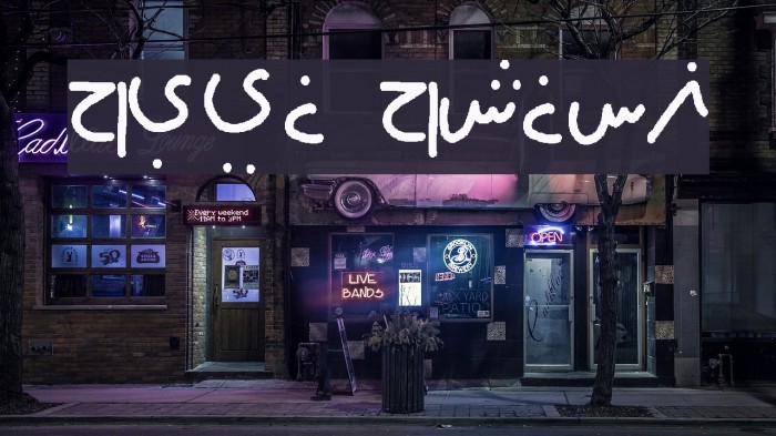 farsi family Font examples