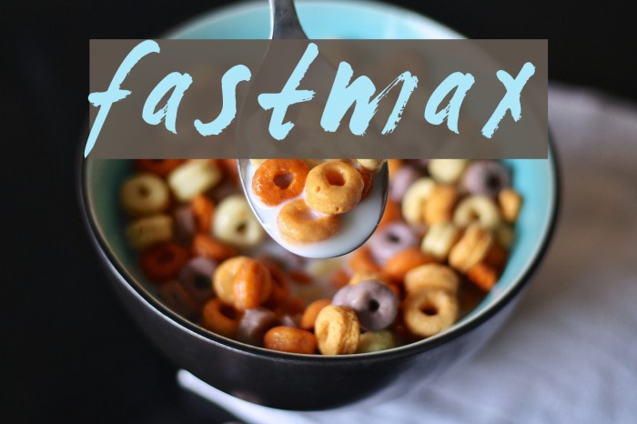 fast max Font examples