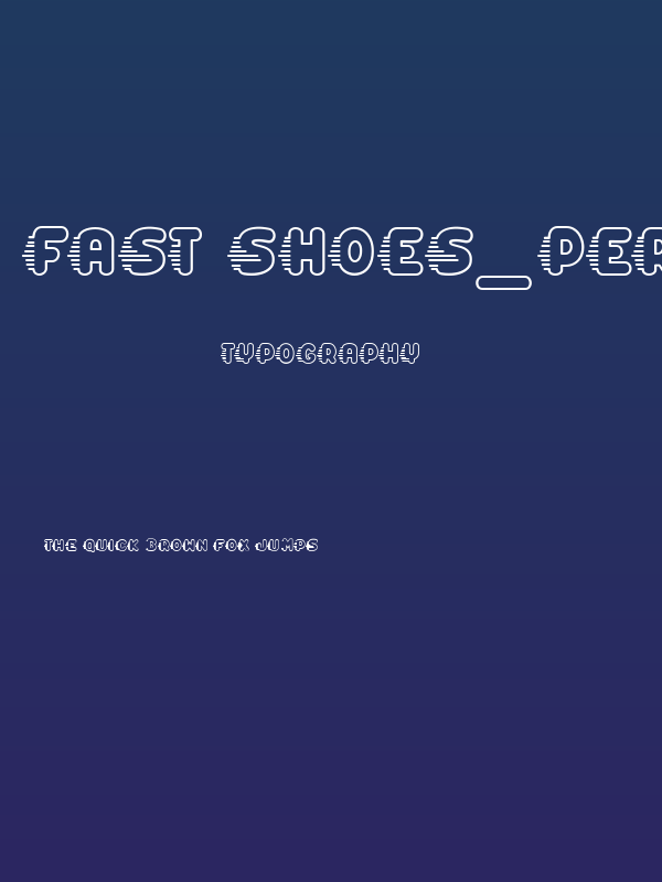 fast shoes_PersonalUseOnly Poster