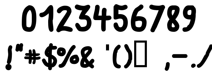 fat marker Font OTHER CHARS