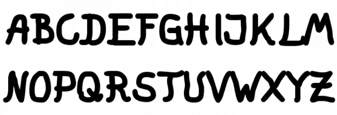 fat marker Шрифта ВЕРХНИЙ