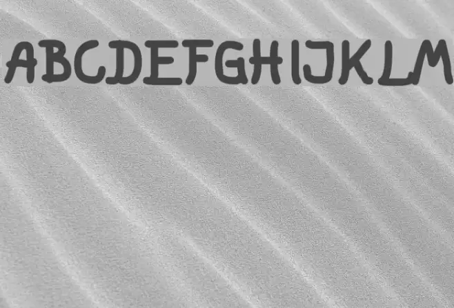 fat marker Font examples