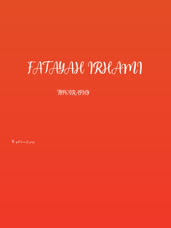 fatayah irhami Poster
