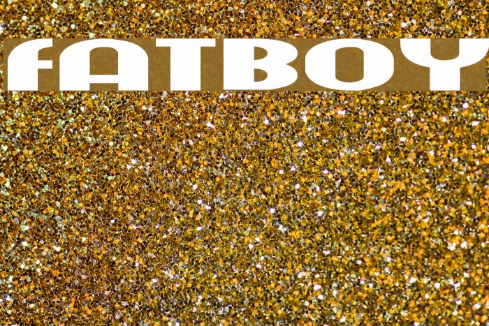 fatboy Font examples