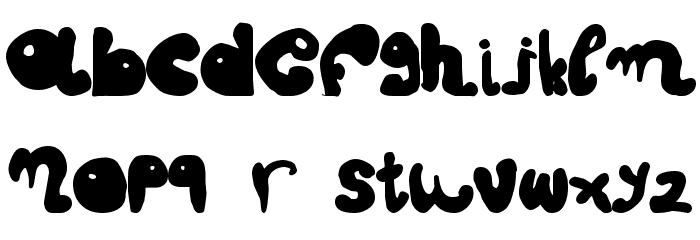fatty fatty Font LOWERCASE
